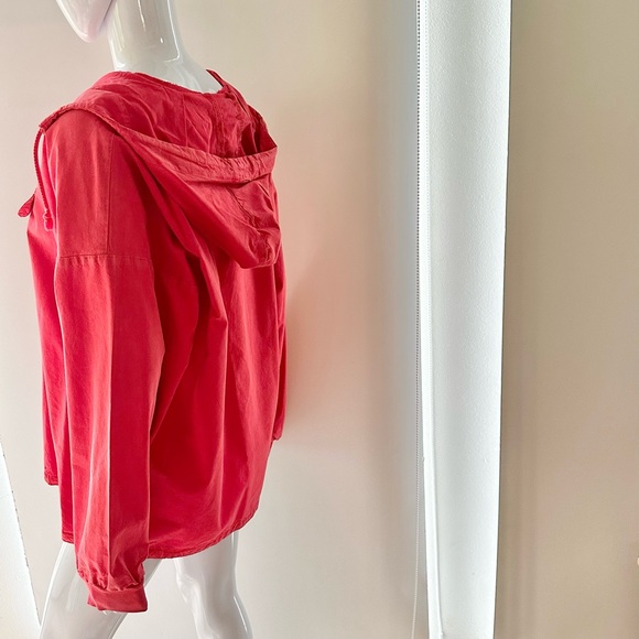 RCollection red cotton poplin hoodie. Women’s Medium. - Picture 6 of 11